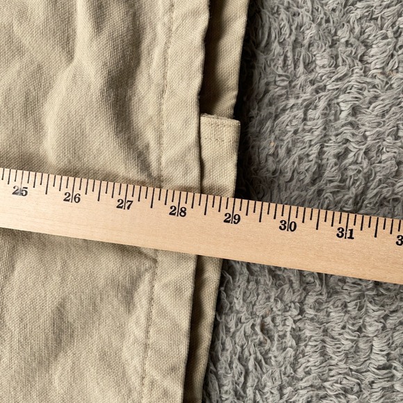 VTG LL Bean Jacket Womens Large Canvas Chore Barn Field Coat Corduroy Collar - Picture 13 of 15